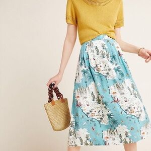 Anthropologie Emily Finn Faye skirt NWT xs